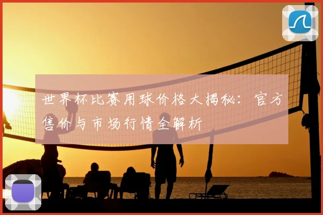 世界杯比赛用球价格大揭秘：官方售价与市场行情全解析